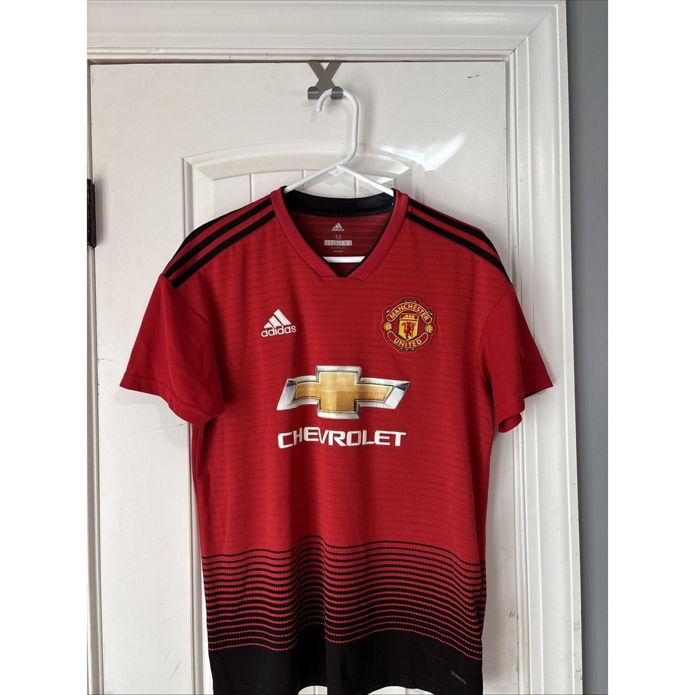 Adidas MANCHESTER UNITED 2018‎ 2019 HOME FOOTBALL SOCCER SHIRT JERSEY SIZE M